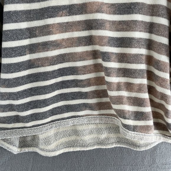 Kut from the Kloth Sweater Womens Large Fleece Cropp Long Sleeve Round Neck - Picture 2 of 11